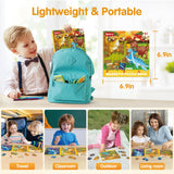 SYNARRY Magnetic Dinosaur Puzzles for Kids Ages 3-5, 20 Pieces Puzzles for Toddlers 2-4, Children Travel Activity Toys Games Gifts for Kids Boys Girls Ages 3 4 5 in Car Airplane Magnet for Road Trip SYNARRY