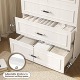 MEISSALIVVE Armoire Wardrobe Closet with 2 Door & 3 Drawers, 74.8" Large Wardrobe Cabinet with Hanging Rod, Freestanding Modern Bedroom Armoire Storage Cabinet, White MEISSALIVVE