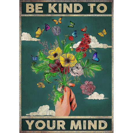 FORLAND Inspirational Diamond Painting Kits for Adults Beginners - 5D DIY Flowers Art Full Drill Diamond Kits Painting Crafts for Home Wall Decor, Diamond Art Kits,12x16inch FORLAND