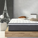 ZINUS 12 Inch True Support Hybrid Mattress [New Version], Queen, Fiberglass Free, Medium Feel, Motion Isolation, Certified Safe Foams & Fabric, Mattress in A Box Zinus