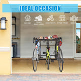 Mythinglogic Garage Bike Storage Rack, Freestanding Organizer for Adult or Kids Bike, 3 Bicycle Holder for Indoor and Outdoor Use Mythinglogic