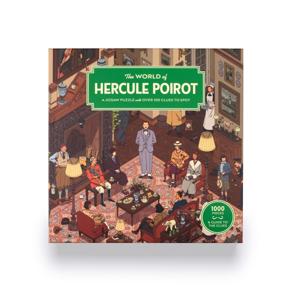The World of Hercule Poirot 1000 Piece Puzzle Laurence King