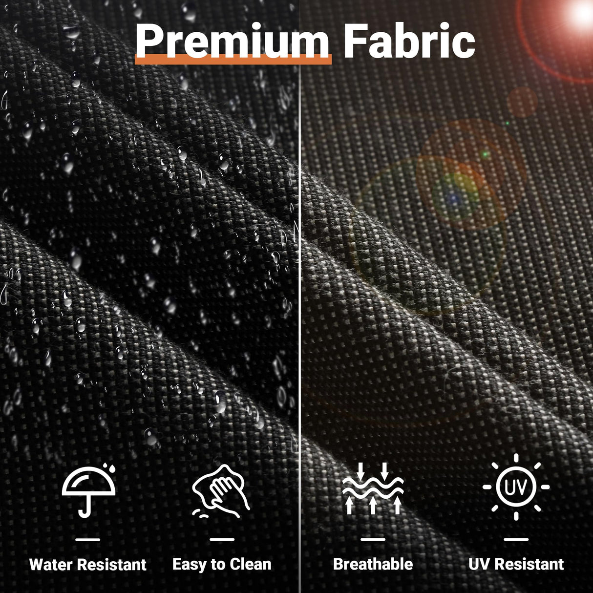 ovios 10 Piece Outdoor Patio Furniture Set with Fire Pit Table,Conversation Sectional Wicker Couch with Swivel Chairs,Modern Outside Sofa for Balcony Backyard, Black ovios