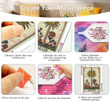 3 Pack Tarot Diamond Art Kits for Adults - Diamond Painting Kits for Adults Beginner, DIY 5D Full Drill Gem Art for Home Wall Decor 12x16 inch Axquilon