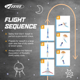 Estes 1403 Riptide Rocket Launch Set, Prebuilt Beginner Flying-Rocket-Model Set for Ages 10+, Includes Launch Pad System Estes