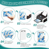 Seajan 4 Pcs Sublimation Clipboard Blank White Clipboard File Standard A5 Letter Size Clipboard with Low Profile Clip Thermal Transfer Office Clipboard for Nurses Students Teachers Lawyers Staff Seajan