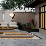 YLL YLL 6-Pack Slat Wall Panel with 2 Trims Wood Grain Slat Wall 96" x 6.2" WPC Slats 3D Wall Panels Oak Grille YLL YLL