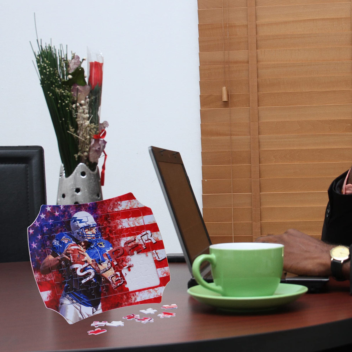 LIT PAPER 5 Sets 2-in-1 Photo Frame Sublimation Jigsaw Puzzle Blanks Combo 2 Shape Bone Medal - DIY Heat Press Transfer Crafts 63 Slices Thermal Transfer Blank Puzzles for Sublimation LIT PAPER