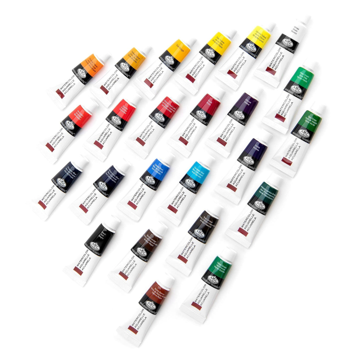 Royal & Langnickel WAT24 Watercolor Artist Tube Paint, 12ml, Pack of 24 colors Royal & Langnickel