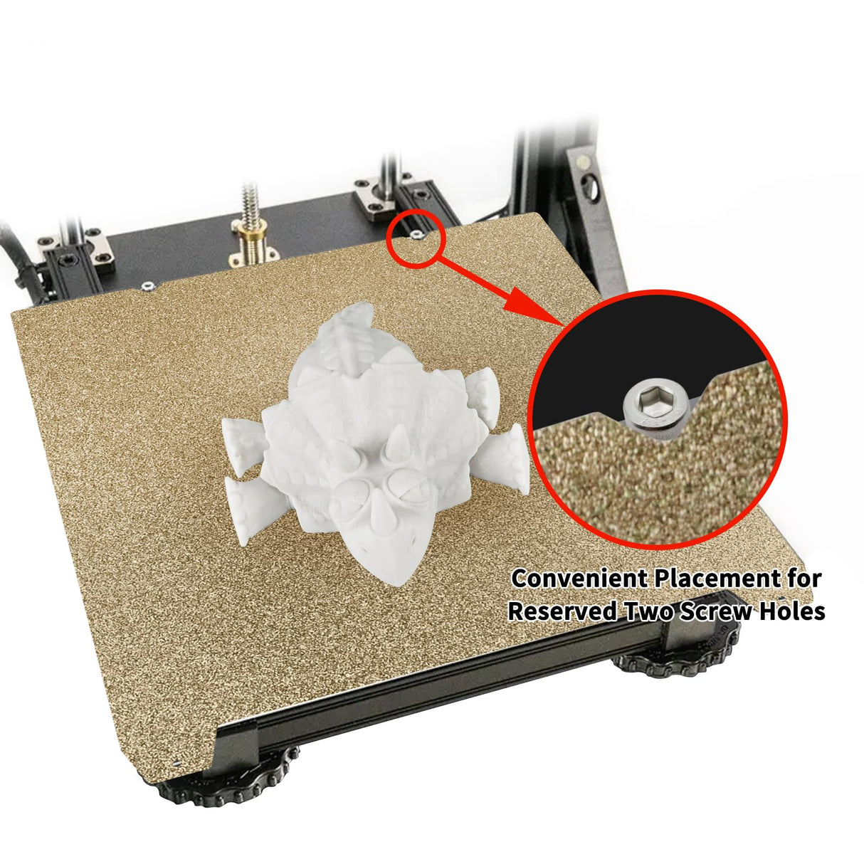 IdeaFormer-3D Double Sided Textured PEI Sheet 235x235mm, Flexible PEI Spring Steel (No Magnetic Build Plate) for Creality K1/Ender 5 S1/Ender 3/Ender 3 Pro/Ender 3 V2/Ender 3 S1 Pro/Ender 3 Neo IdeaFormer-3D