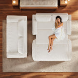 Nicbex 73.2" Queen Size Pull Out Couch Bed Convertible Sleeper Loveseat Sofa Velvet Upholstered Futon Sofá Bed Oversized 3 in 1 Pullout Sofa&Couch with Pillow-top Armrest for Living Room, Office NicBex