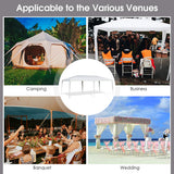 ARLIME Awning Tent, Outdoor Gazebo, Canopy with Sturdy Steel Frame, Easy Assembly Large Shelter for Sunshading, Lightweight and Easy Carriage Rain Shelter, Ideal for Patio, Party, and Commercial Use ARLIME