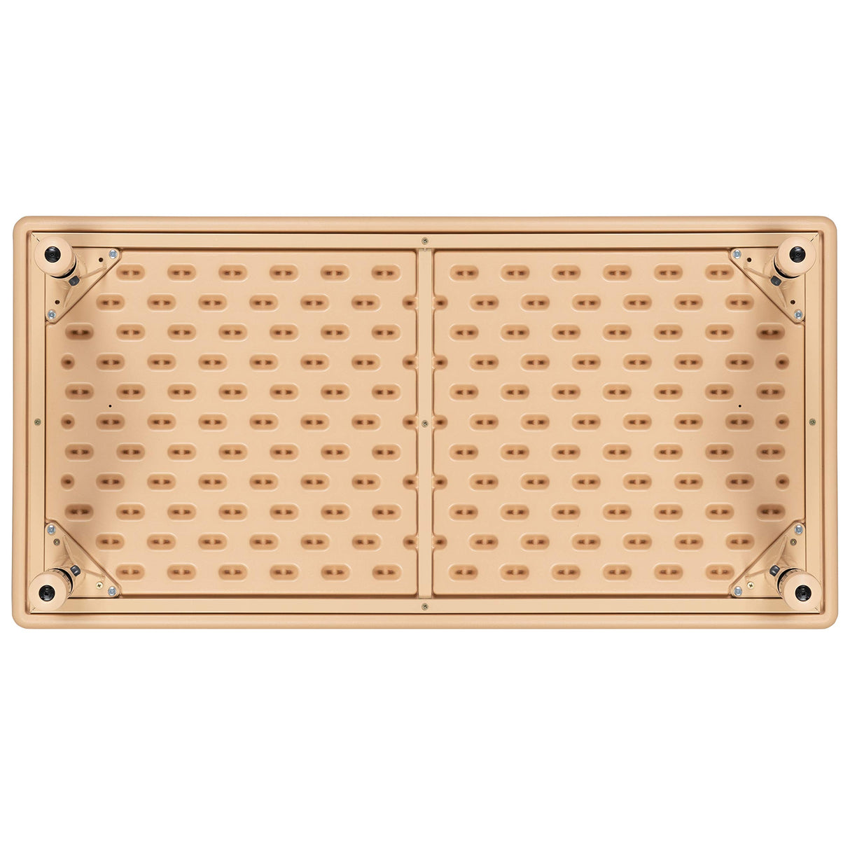 Flash Furniture Wren 24"W x 48"L Rectangular Natural Plastic Height Adjustable Activity Table Flash Furniture