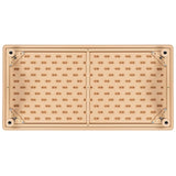 Flash Furniture Wren 24"W x 48"L Rectangular Natural Plastic Height Adjustable Activity Table Flash Furniture