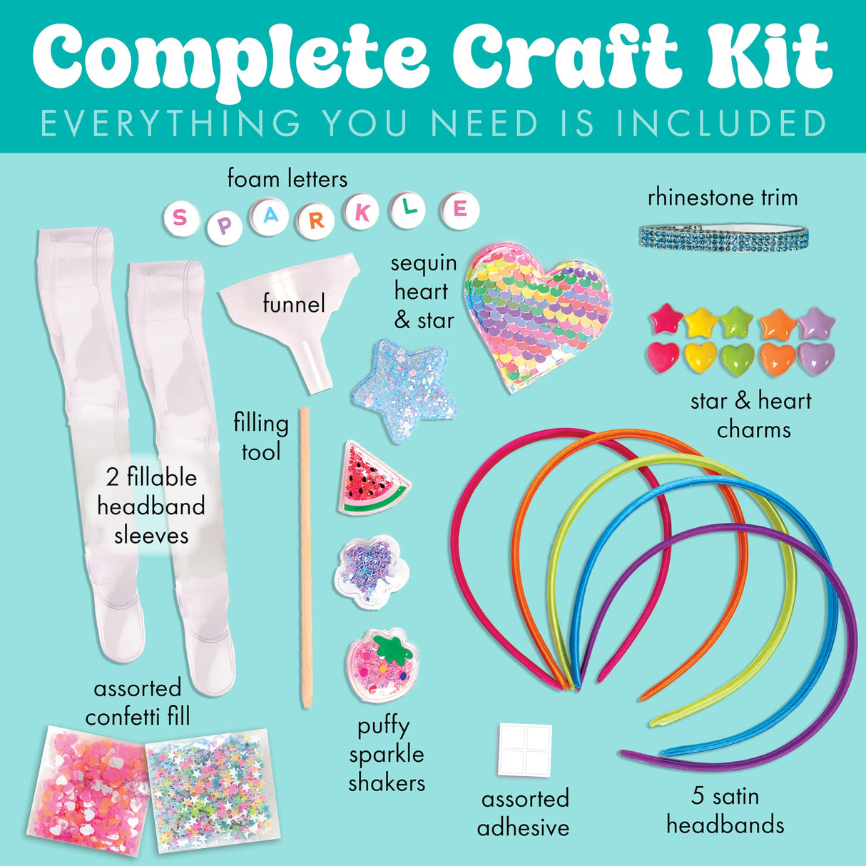 Creativity for Kids Chic Boutique: DIY Headbands Craft Kit - Create 5 Unique Designs for Girls Ages 6-8 Creativity for Kids