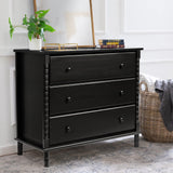 Davinci Jenny Lind Spindle 3-Drawer Dresser in Ebony DaVinci
