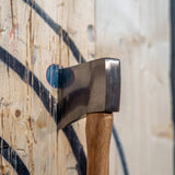 The Commander GEN2: World Axe Throwing League Premium Competition Throwing Axe with Throwing Hatchet Hickory Wooden Handle WATL