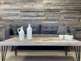 BARNWOODUSA Real Reclaimed Wood Wall Planks for Nail Up Application Rustic Farmhouse Board Panels DIY Solution Shiplap Style Accent Multiple Colors Custom Square Feet BarnwoodUSA LLC