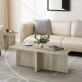Luoxiao Rectangle Coffee Table 47 inch Modern Coffee Table for Living Room Scandinavian Center Table Minimalist Tea Table Low Table Tatami Table Zen Coffee Table (Wood) Luoxiao
