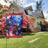 Patriotics 4th of july garden flag independence day Flag Decoration Banner Decor Flags for outside Farmhouse Yard Indoor/Outdoor Gifts 12.5x18 Inch XYSKINO