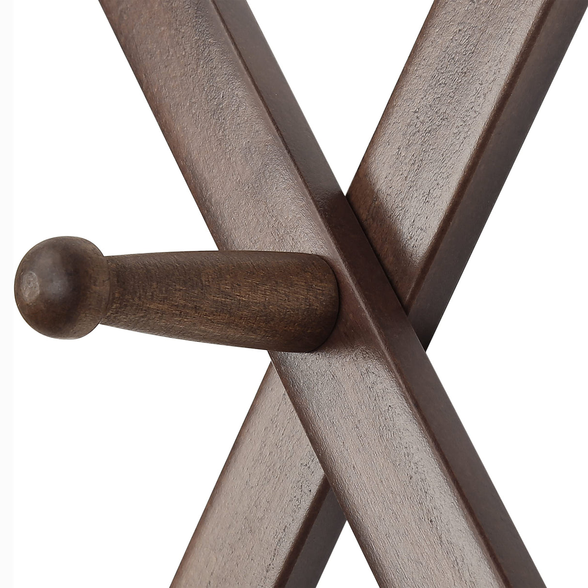 SKOLOO Accordion Wall Hanger, Modern Expandable Coat Rack Wall Mounted, Solid Wooden Wall Hat Rack for Wall, 14 Peg, Walnut SKOLOO