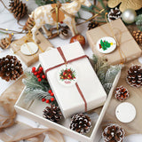 50 PCS Sublimation Ceramic Ornament Bulk Round Blank Ornament with Gold String for Crafting DIY Personalized Christmas Home Decor, White 2.8 Inch YOUKE OLA