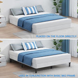 UOMEUR King Box Spring,5 Inch Low Profile Box Spring for King Bed,3500lbs Heavy Duty Metal Mattress Foundation Support with Easy Clean Fabric Cover,Non-Slip/Easy Assembly/No Noise/Box Spring Only UOMEUR