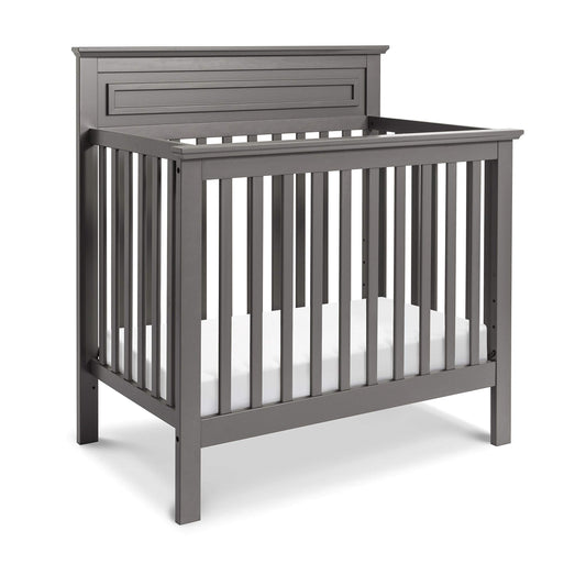 DaVinci Autumn 4-in-1 Convertible Mini Crib in Slate, Greenguard Gold Certified