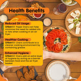 8-Inch Square 125pcs Air Fryer Paper Liners for Easy Cleanup - Non-Stick, Heat-Resistant, and Perfect Fit for Hassle-Free Cooking | Bleach-Free Parchment| (8 In/20cm) URBANAIR