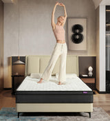 Konuzu Queen Mattress,12 Inch Memory Foam Hybrid Mattresses in a Box with Individual Pocket Spring,for Pressure Relief & Motion Isolation Queen Size Mattress. Konuzu