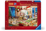 Ravensburger Merry Mischief 1000 Piece Holiday Jigsaw Puzzle for Adults - 12000718 - Handcrafted Tooling, Made in Germany, Every Piece Fits Together Perfectly Ravensburger