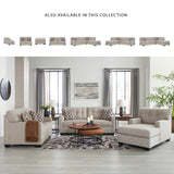Signature Design by Ashley Mahoney Contemporary Tufted Loveseat, Beige Signature Design by Ashley