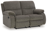 Signature Design by Ashley Scranto Contemporary Manual Reclining Loveseat, Gray Signature Design by Ashley