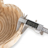 Hanobe Decorative Dough Wood Bowl: 10" Large Heart Shaped Bowls for Decor Wooden Bowl for Table Centerpiece Natural Hanobe