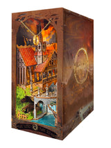 IBOHEYE Book Nook with LED Light - 3D Puzzles for Adults, DIY Miniature House Kit,3D Creative Decorative Bookend, Magic Book Nook, Perfect, Dollhouse Book Nooks - The Lord The Ring IBOHEYE