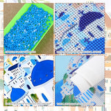 Yeaqee 4 Pcs Diamond Art Kits DIY Painting for Adult Aesthetic Wall Diamond Crafts Aesthetic Room Decor Cute Painting Pictures 5d Craft Wall Decor for Home 10 x 11.8''(Scenery) Yeaqee