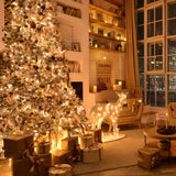 99FT 300 LED Christmas Decoration Lights Outdoor/Indoor, Memory Function & Timer & 8Modes, UL Certified, Green Wire Waterproof String Lights for Christmas Tree Holiday Party Garden Decor (Warm White) YIQU