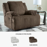 Signature Design by Ashley Top Tier Contemporary Manual Rocker Recliner, Dark Brown Signature Design by Ashley