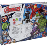 Dimensions PaintWorks Marvel Avengers Paint by Numbers for Adults and Kids, Finished Project 16" x 20", Multicolor 21 Piece Dimensions