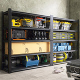 FATIGOS 72''H Garage Shelving Heavy Duty Storage Shelves 3500LBS Metal Garage Storage Shelves Adjustable Metal Shelf, Heavy Duty Storage Rack for Basement Warehouse 24" D x 47" W x 72" H FATIGOS