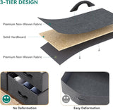 YITAHOME 9 Drawers Fabric Dresser - Storage Tower Organizer Unit for Living Room, Closets - Sturdy Steel Frame, Wooden Top & Easy Pull Fabric Bins YITAHOME