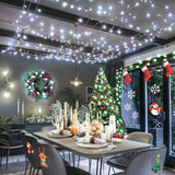 KNONEW 403ft 1000 LED String Lights Outdoor Christmas Lights 8 Modes & Timer Fairy Light Plug in Waterproof LED String Lights for Xmas Yard Tree Wedding Party Holiday Decorations (Cool White) KNONEW
