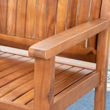 Christopher Knight Home Kally Outdoor Five Piece Acacia Dining Set, Teak Finish Christopher Knight Home