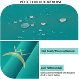 idee-home Outdoor Chair Cushions Set of 2, Outdoor Seat Cushions 19x19 Waterproof, Patio Chair Cushion Color Fastness with Ties Patio Furniture Garden Sofa Couch Pads idee-home