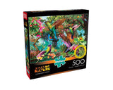 Buffalo Games - Hummingbird Garden - 500 Piece Jigsaw Puzzle with Hidden Images, Green Buffalo Games