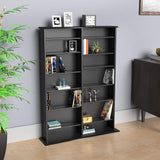 Prepac 2 Column Display Cabinet Media Storage, 38.75" Wide, Black Prepac