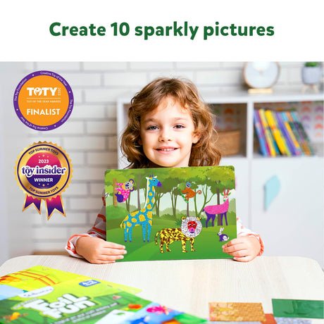 Skillmatics My Storybook Art Kit Unicorn & Princesses & Foil Fun Animals Bundle, No Mess Art for Kids, DIY Creative Activity, Gifts for Boys & Girls Ages 4, 5, 6, 7, 8, 9, 10 Skillmatics