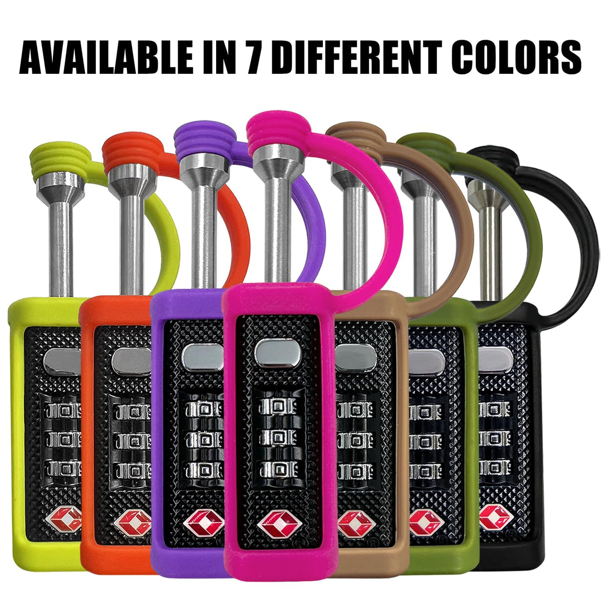 LAFENLIN Gun Case Locks 2 Pack, TSA Approved Case Locks for Gun Case,Handgun Case Padlock for Gun Safe, Air Travel Locks Hard Pistol Cases Locks for Rifles and Shotguns, 3 Digits Heavy Duty TSA Locks LAFENLIN