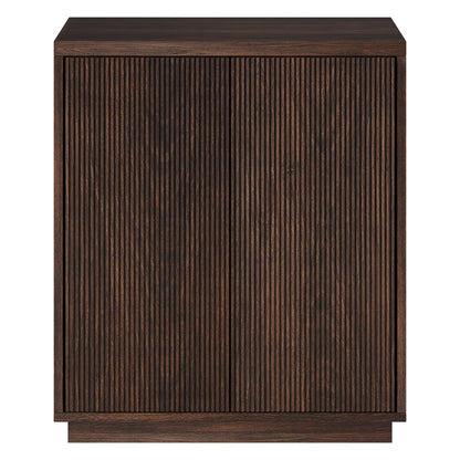 Henn&Hart 28" Wide Rectangular Accent Cabinet in Brown, for Home, Living Room, Bedroom, Entertainment Room, Office