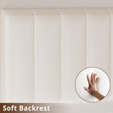 IRONCK Twin Size Daybed with Storage Drawers, Sturdy Metal Bed Frame with X-Shaped Headboard and Charging Station, Upholstered Farmhouse Daybed for Living Room, Bedroom, and Guest Room, White/Walnut IRONCK